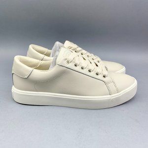 Sam Edelman Women's Ethyl Leather Sneaker Size 6 Ivory G91513L104